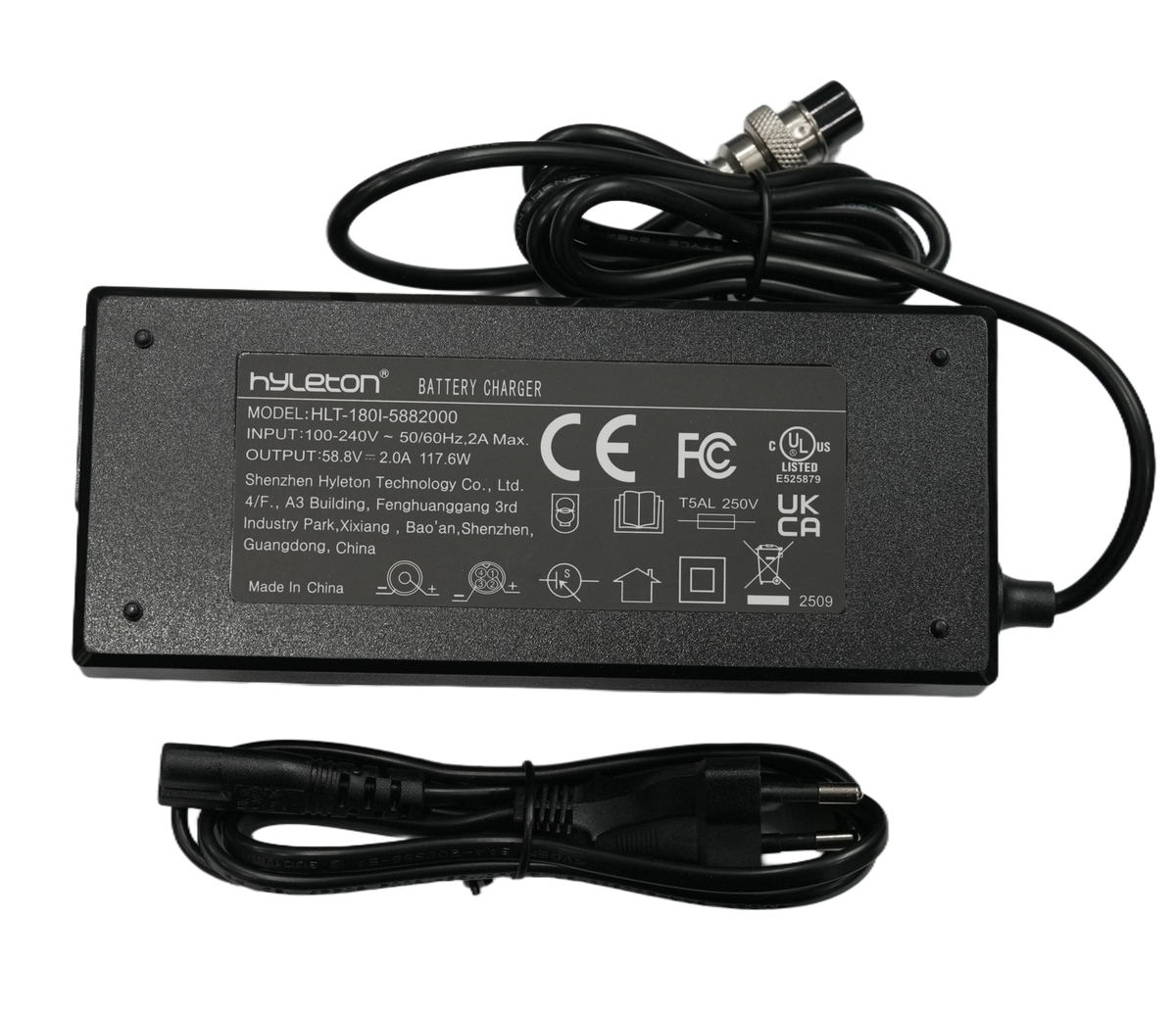 Zwheel ZSD1/ZSD2,GT1 lite Electric Scooter Charger (58.8V 2A)