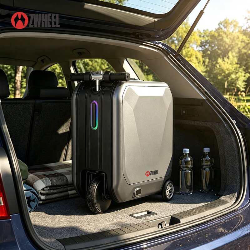 Zwheel X2-A/B Electric suitcase Angle 2