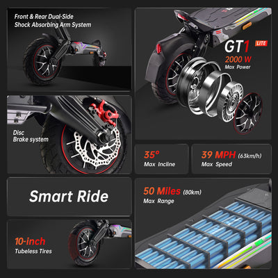 Zwheel ZSD1/GT1 LITE Mountain Off-Road E-Scooter