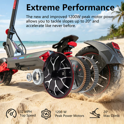 Zwheel ZSB1/D3 single drive 1200W Off-Road E-Scooter