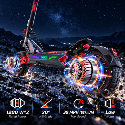Zwheel ZSB2/D3 dual drive All-Terrain Electric Scooter