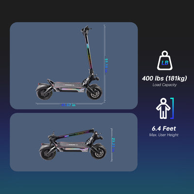 Zwheel ZSE2/GT1 3000W*2 Racing Electric Scooter